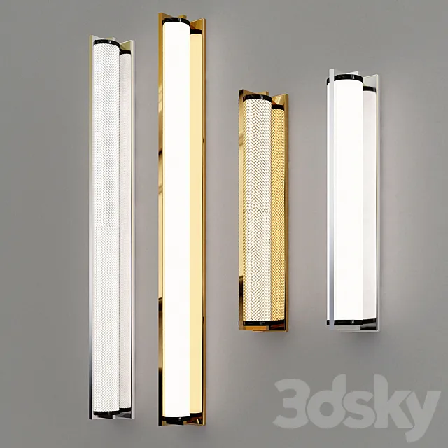 Metropolis Wall Sconce 3D Model