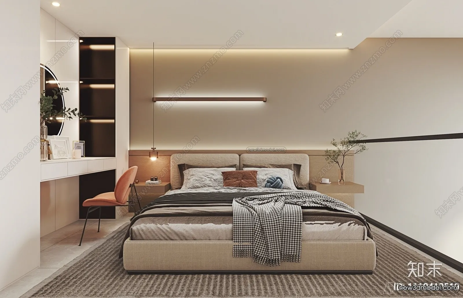 Mezzanine Floor - 3D Interior Scene - 3D Models - Modern Style - 093