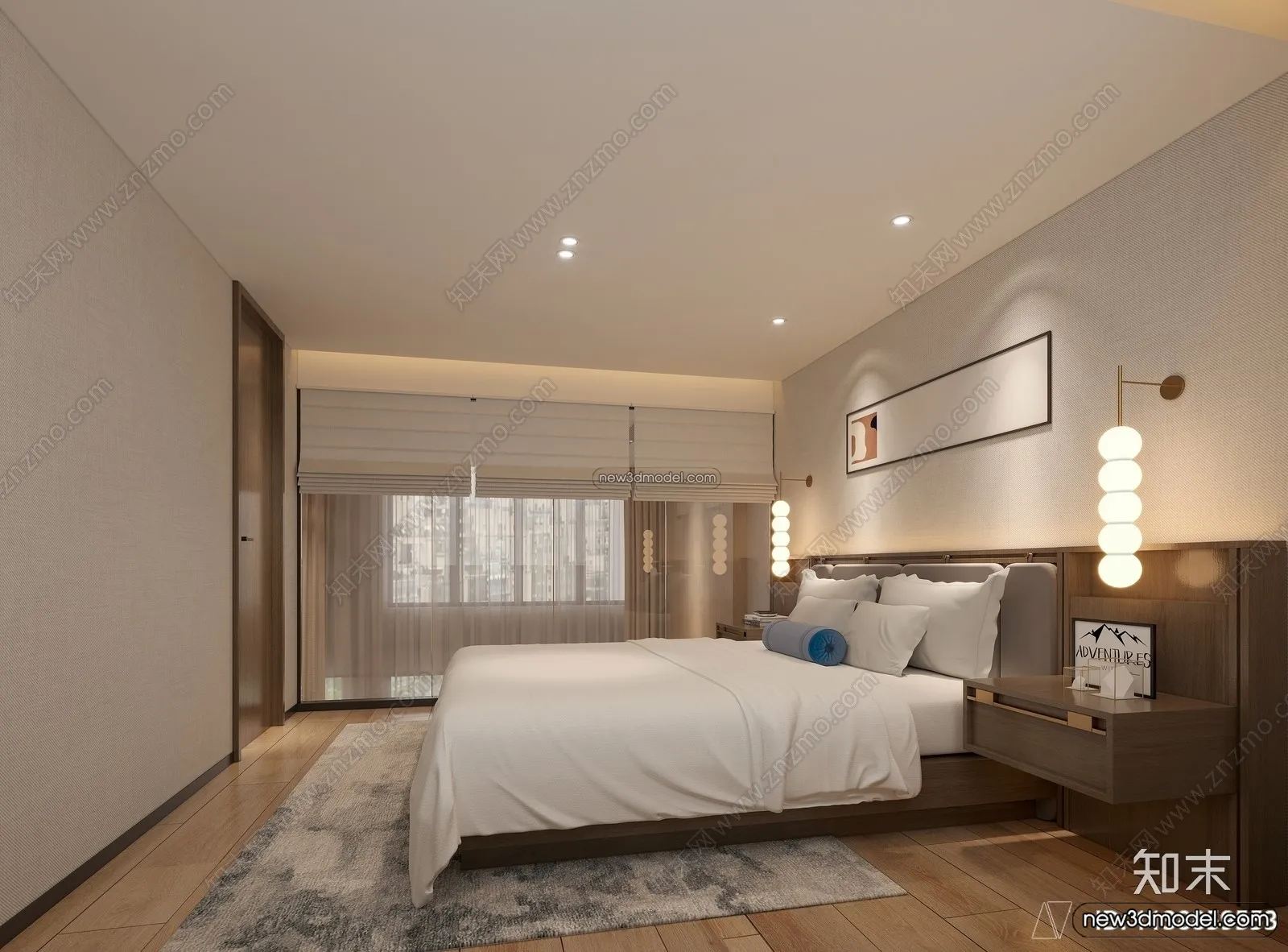 Mezzanine Floor - 3D Interior Scene - 3D Models - Modern Style - 110