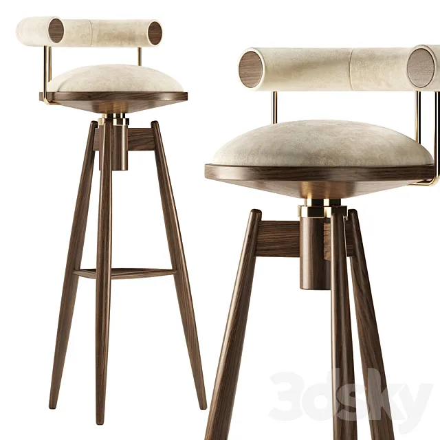 Mezzo Collection - Dylan bar chair 3DModel