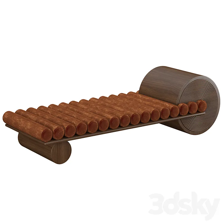 Mezzo Collection Francis Bench 3D Model Free