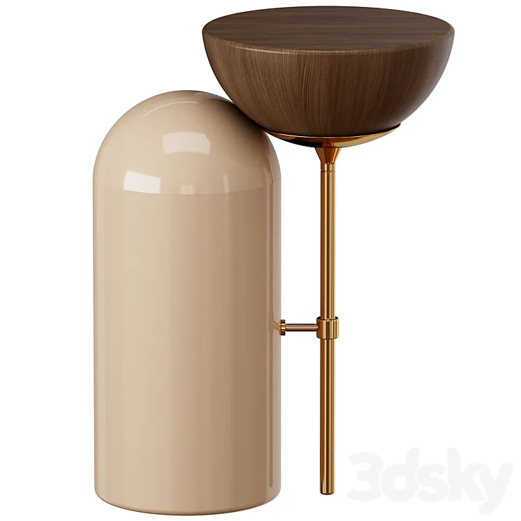 Mezzo Collection Haden Side Table 3D Model Free