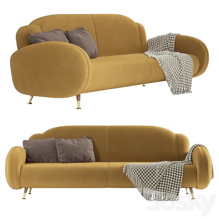 MEZZO Collection MILLER Sofa 3D Model Free