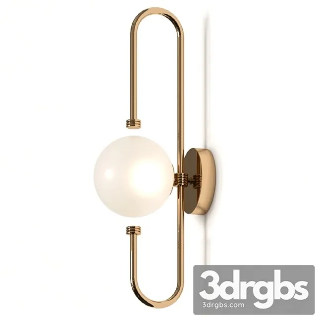 Mezzo Collection Parker Ii Wall Lamp 3D Model Download