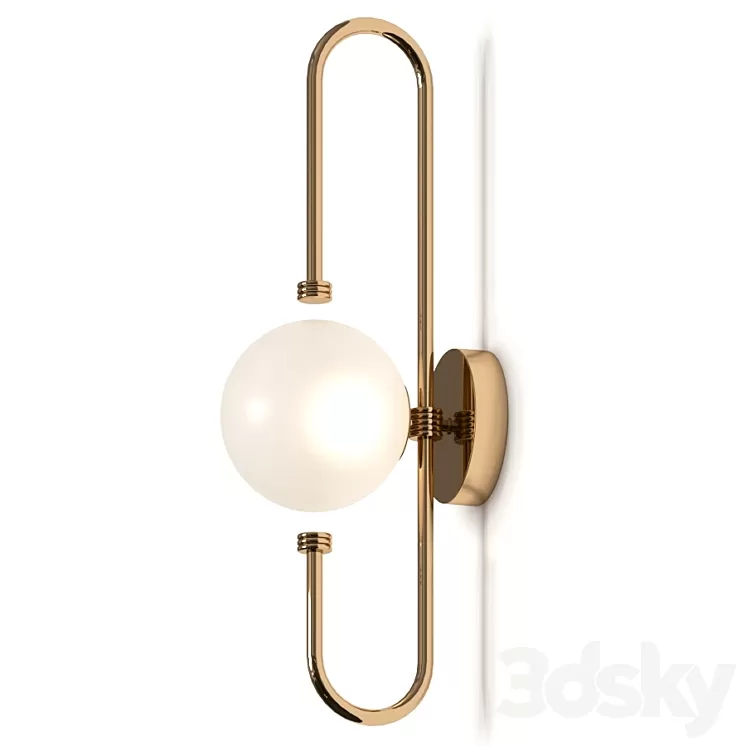 Mezzo Collection Parker II Wall Lamp 3D Model