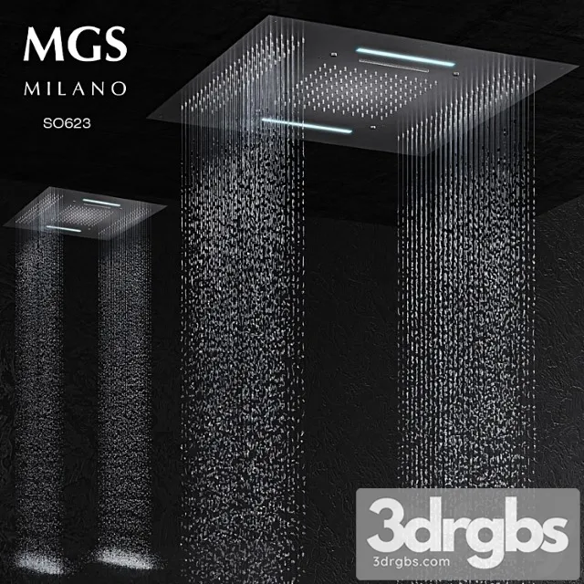 MGS Milano SO623 Rain Shower 3D Model Free