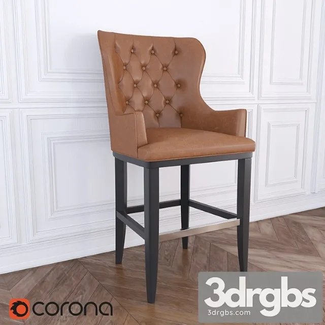Mhliving-diamond bar chair 2 3D Model Free
