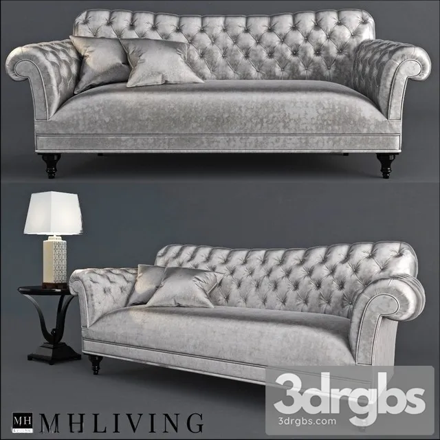Mhliving Sofa 01 3D Model Free