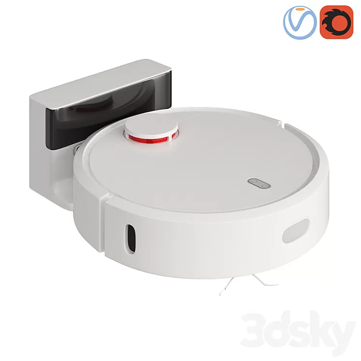 Mi Robot Vacuum 3D Model
