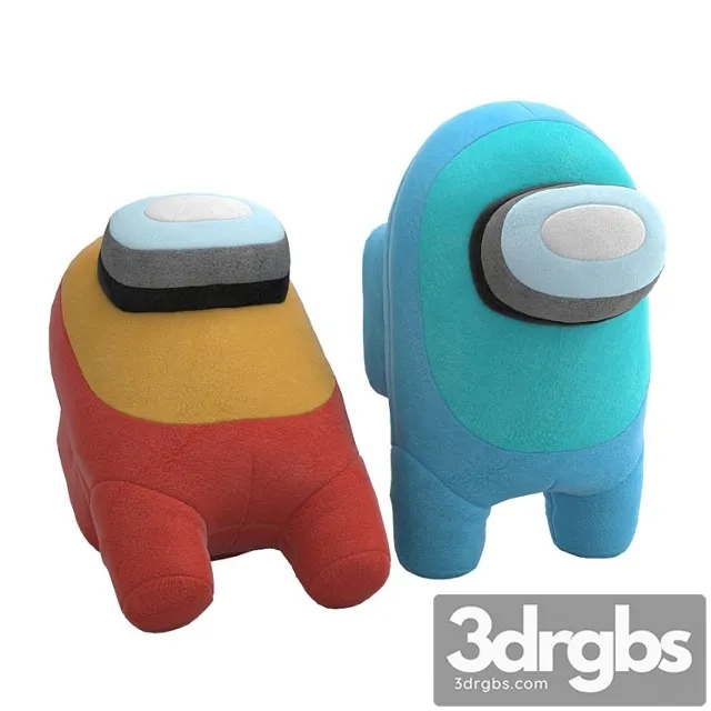 Miagkaia Igrushka Among Us 3D Model Free