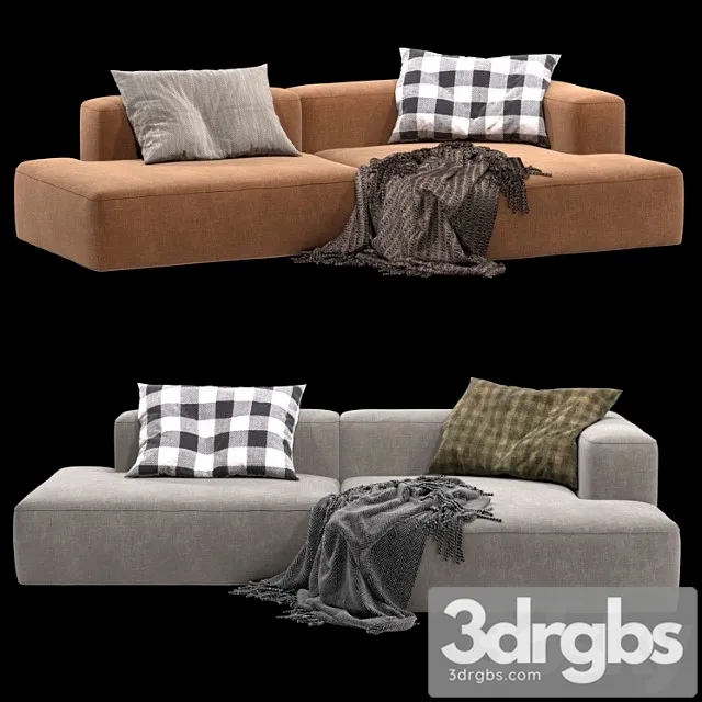 Miagkii Modular Sofa From the Volga Furniture Factory 3D Model Free