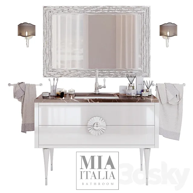 MiaItalia_Novecento_bathroom furniture 3DModel