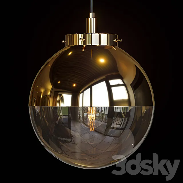 Mica Bathroom Pendant Light - Mullan Lighting 3D Model