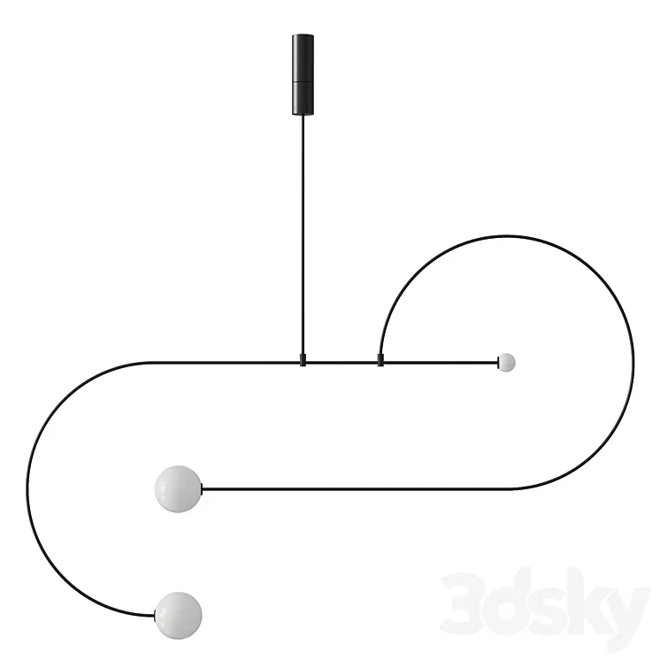 Michael Anastassiades Mobile Chandelier 13 3D Model