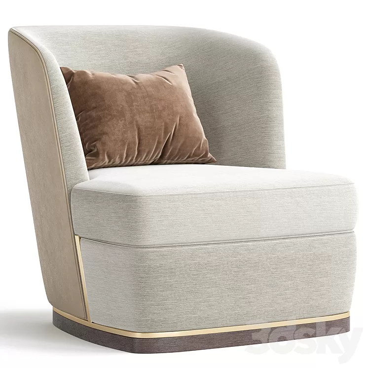 MICHAEL ARMCHAIR 3D Model Free Download
