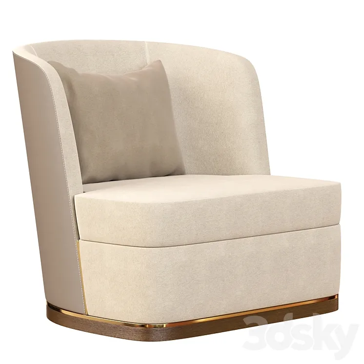 Michael armchair 3D Model Free