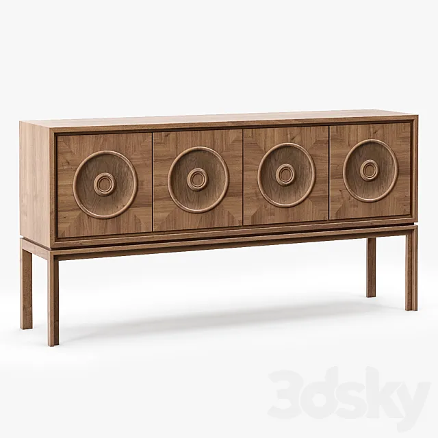 Michael Berman Limited Central Console With Base 3DModel