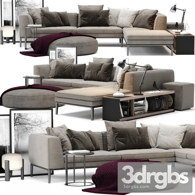 Michael Sofa 3D Model Free