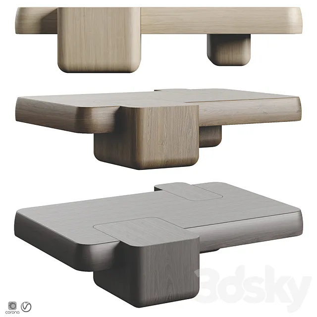 Michel Amar Puzzle Coffee Table 3D Model