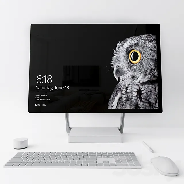 microsoft surface studio 3D Model