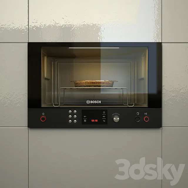 Microwave Bosch HMT 85ML63 3DModel