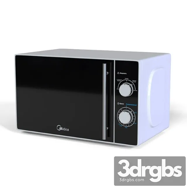 Microwave midea 2 3D Model Free