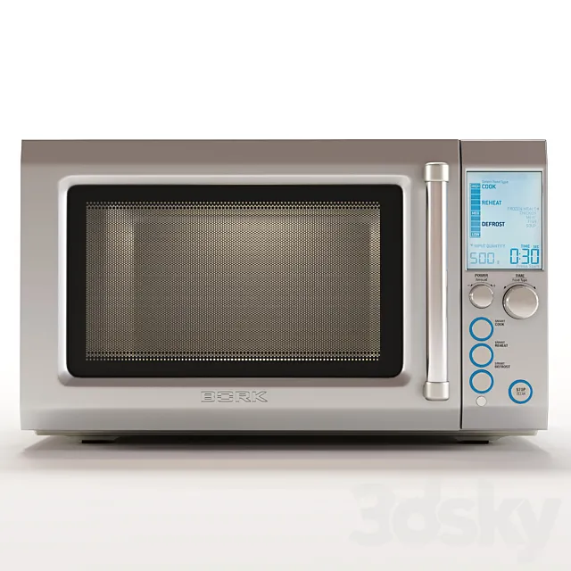Microwave oven BORK w702 3D Model