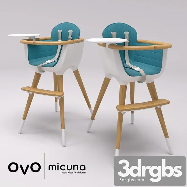 Micuna ovo max luxe high chair 2 3D Model Free