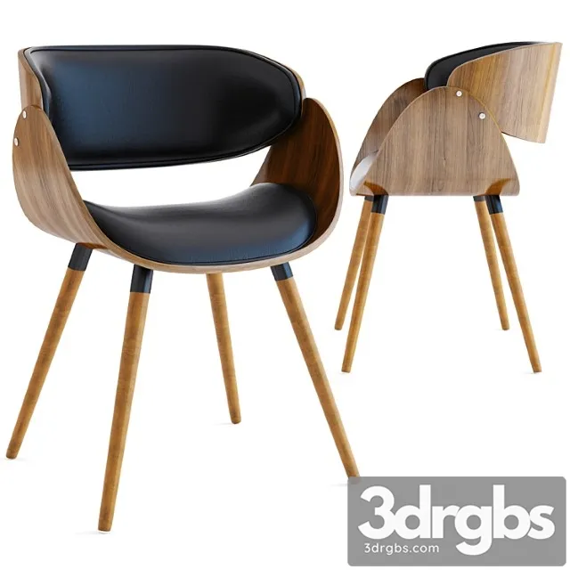 Mid Century Accent Chair by Corvus 3D Model Free