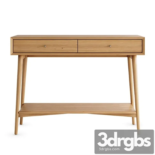 Mid century console 2 3D Model Free