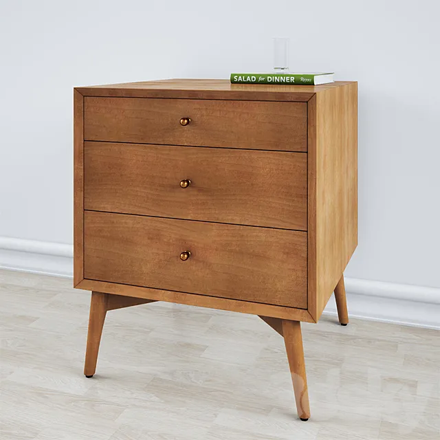 Mid-Century Side Tables – Acorn 3D Model