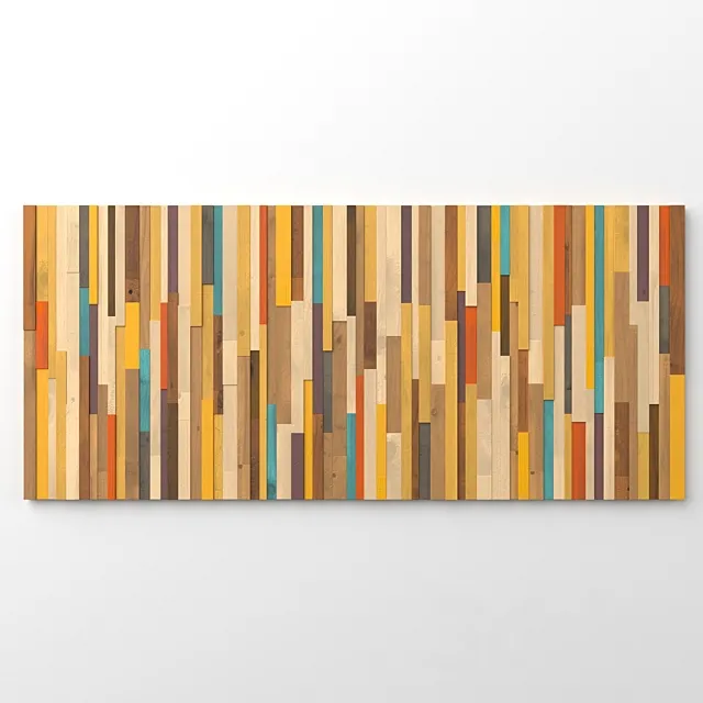 Mid Century wall art 3D Model