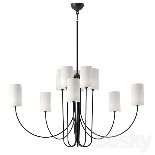 Midford Chandelier by Lulu and Georgia 3D Model