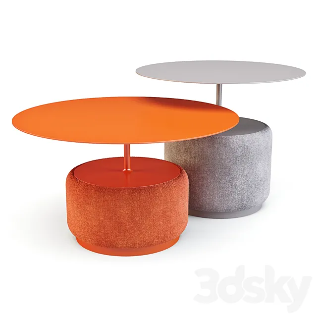 Midj: Bloom - Coffee Tables 3DModel