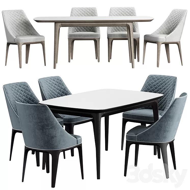 Mido Chair Konyshev Play Table 3D Model Free