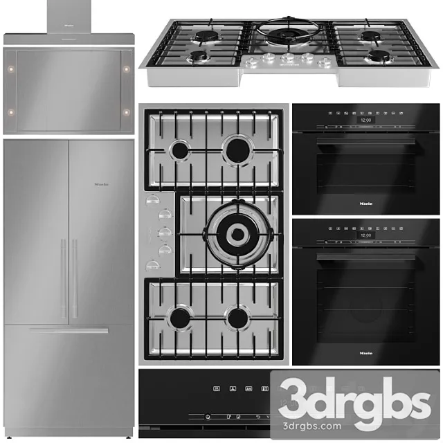 Miele Appliance Set 01 3D Model Free