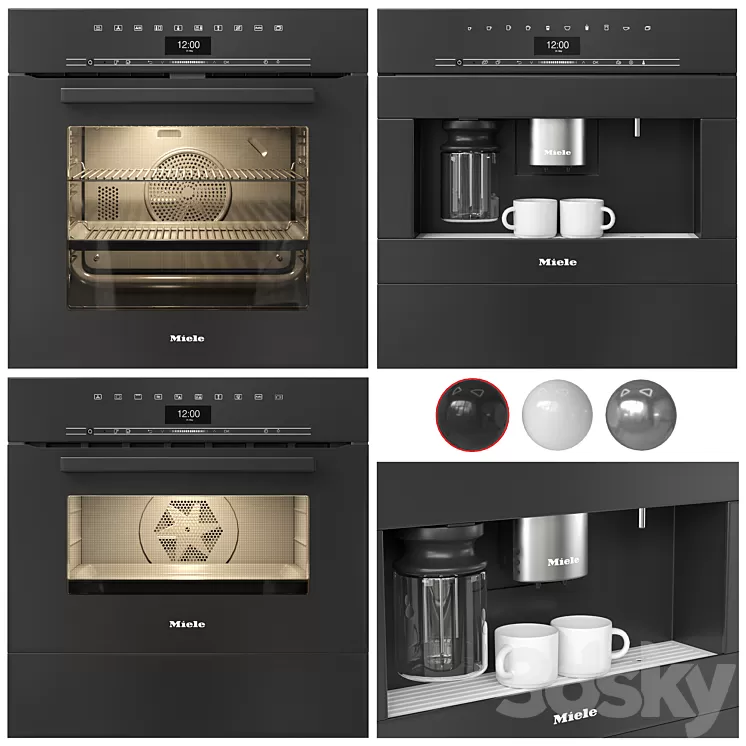 Miele appliances 01 3D Model Free