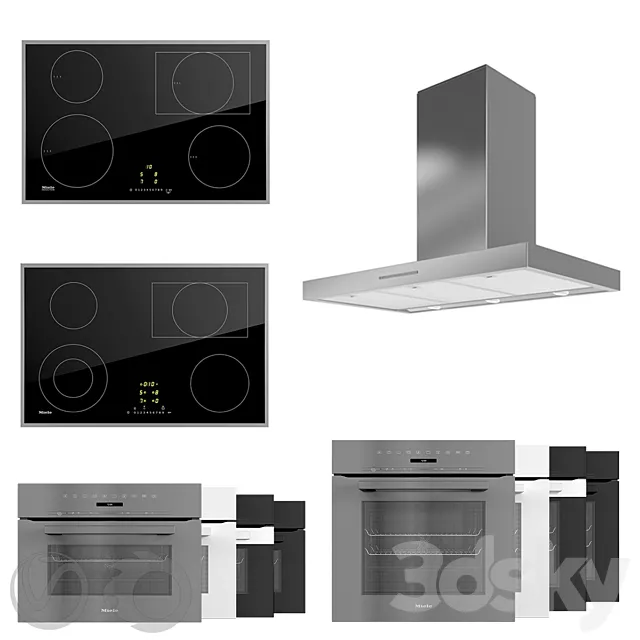 MIELE Collection of household appliances 08 3D Model