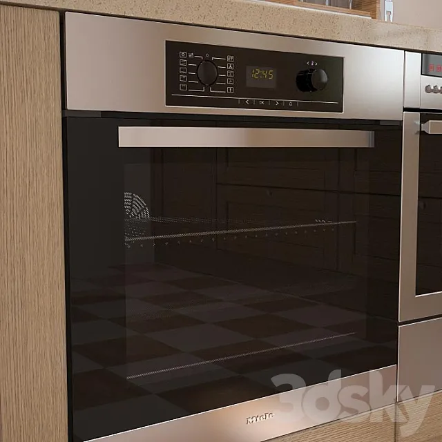 Miele H5240 B oven 3DModel