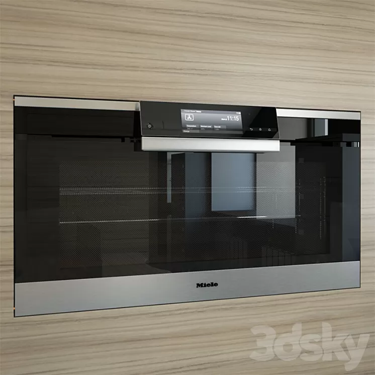 Miele H6890 BP Oven 90 cm 3D Model