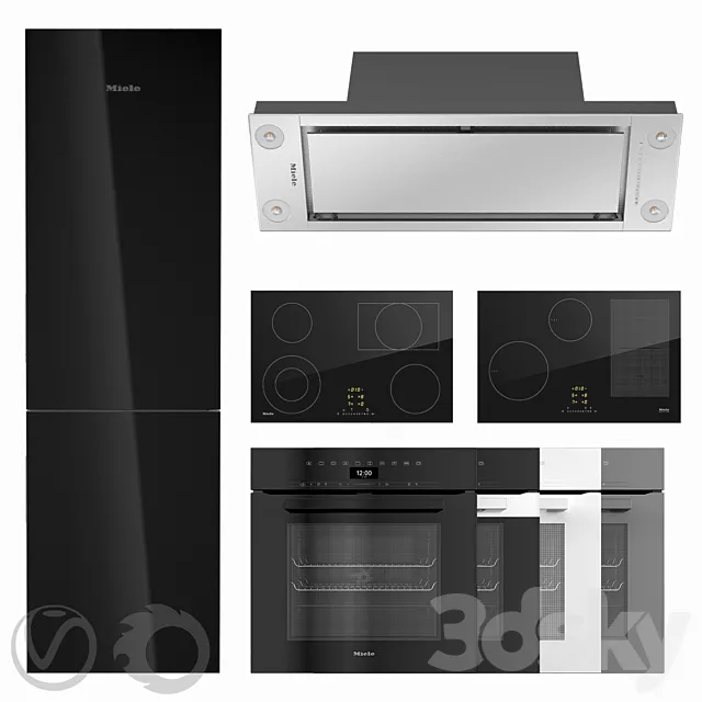 MIELE Home appliances collection 10 3D Model