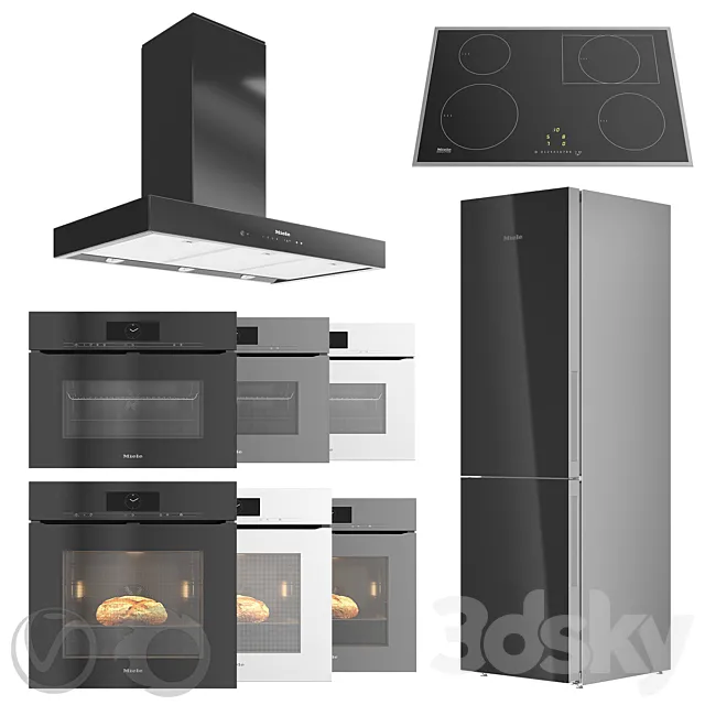 MIELE Household appliances collection 06 3DModel