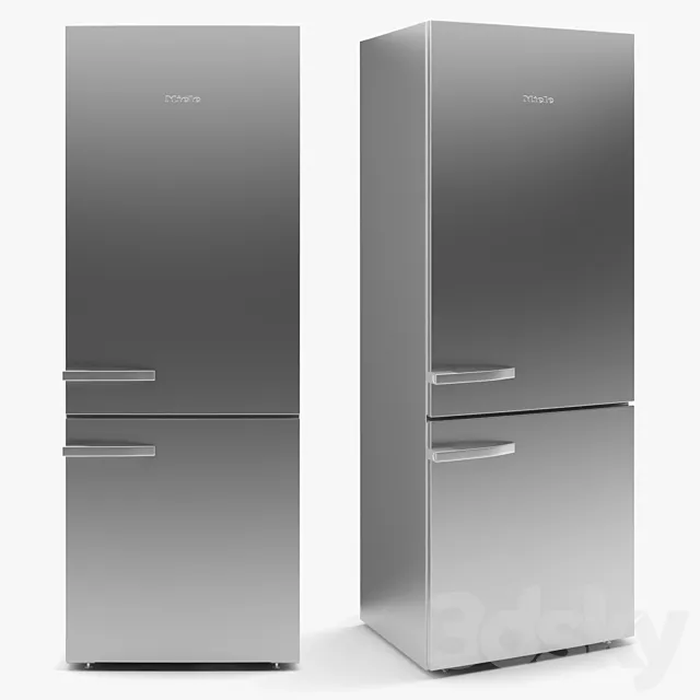 Miele KFN 14947 SDE Freestanding fridge freezer 3D Model