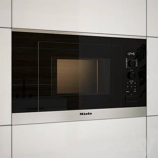 Miele M6032 Microwave 3D Model