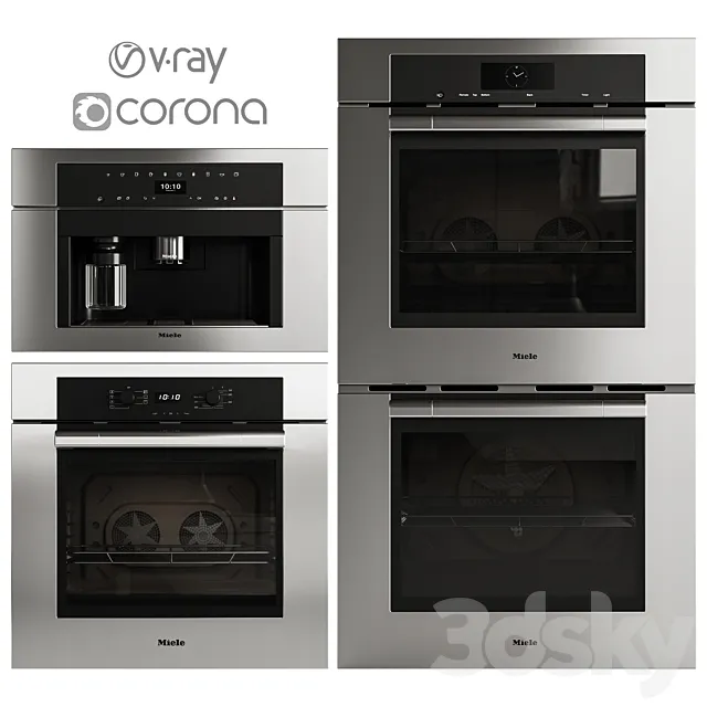 Miele set03 3D Model