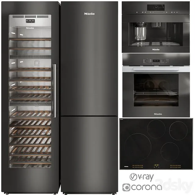 Miele set04 3D Model