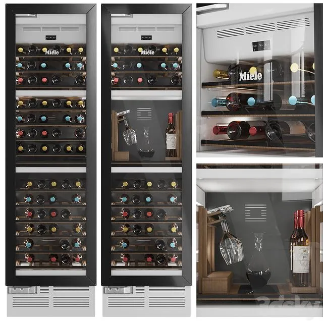 Miele Wine Cooler 3D Model