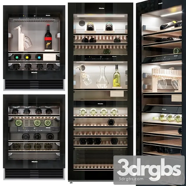 Miele Wine Storage Units 3D Model Free