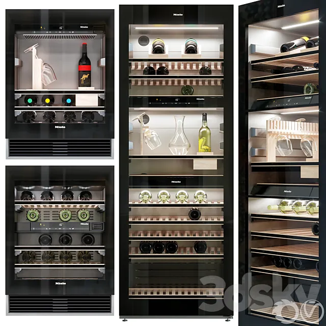 Miele Wine storage units 3DModel