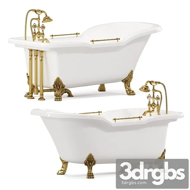 Migliore Imperio Bathtub on Paws 3D Model Free